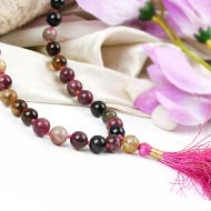 Multi Tourmaline Mala - 8 mm