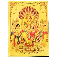 Narsimha Laxmi Photo in Golden Sheet - Large