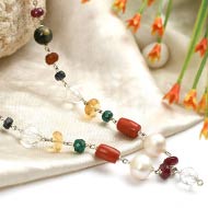 Navratna Mala in Silver wire - II
