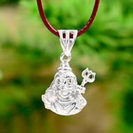 Neelkanth Shiva locket in silver