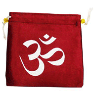 Om Satin Pouches - Set of 20