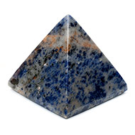 Pyramid in Blue Sodalite - Communication and Creativity