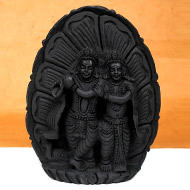 Radha Krishna Shaligram Murti - I