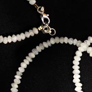 Rainbow moonstone necklace