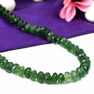 Serpentine Faceted Rosary - 7 mm to 8 mm