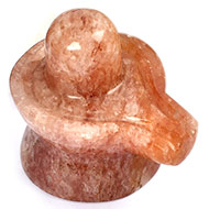 Shivalinga in Red Jade - 80 gms