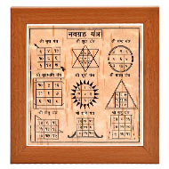Navgraha Yantram on Bhojpatra