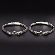 Silver Anklets - Set of 2 - Design - VI