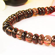 Smoky Necklace - Elliptical Beads