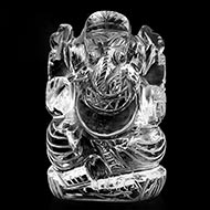 Sphatik Ganesha - 128 gms