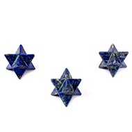 Star Pyramid in Lapis Lazuli - Set of 3 - 22 gms