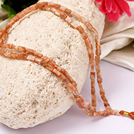 Sunstone Necklace - Rectangle beads