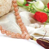 Sunstone Round Mala - 10 mm