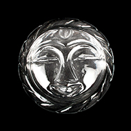 Surya Face in Crystal - 66 gms