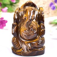 Tiger Eye Ganesha - 110 gms - I