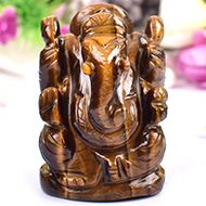 Tiger Eye Ganesha - 116 gms