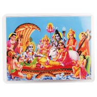 Vishnu Parivar Glittering Photo - II