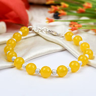 Yellow Agate Bracelet - Design II
