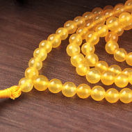 Yellow Jade Mala - 6mm