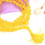 Yellow Jade Mala - 8mm