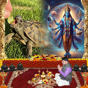 Feed Turtles for blessings of Lord Vishnu 1 Month