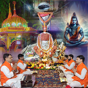 Puja at Mankameshwar Mahadev Temple Prayagraj-S
