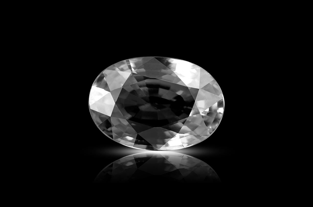 White Zircon - 8 Carats