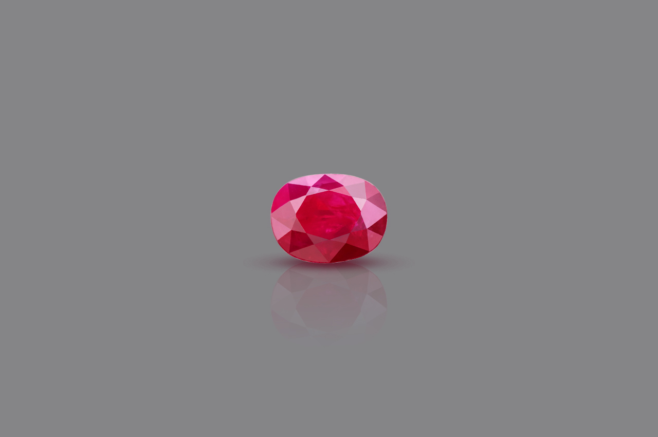 Natural old Burma Ruby - 0.83 carats