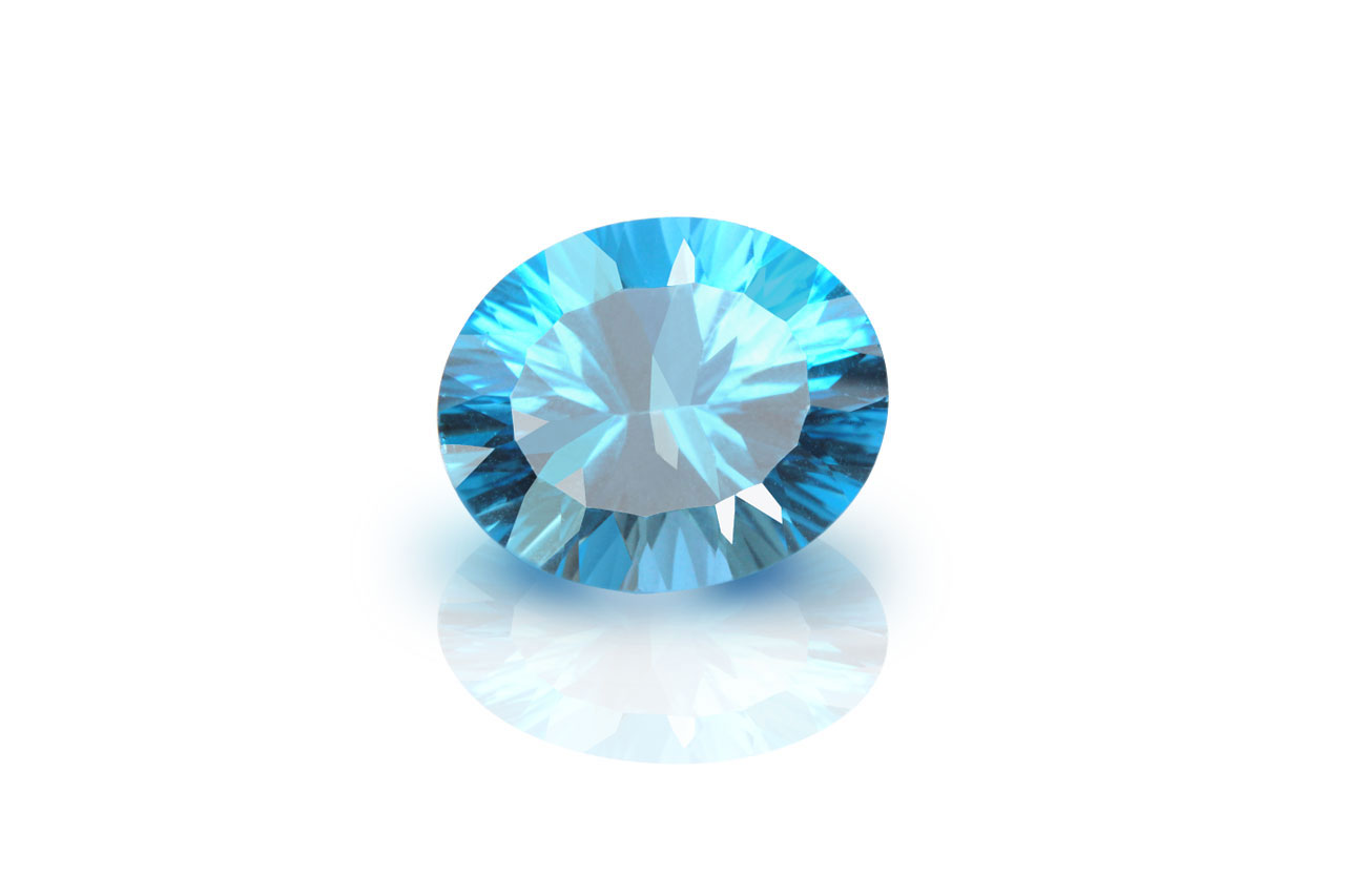 Blue Topaz superfine cutting - 5 to 6 carats