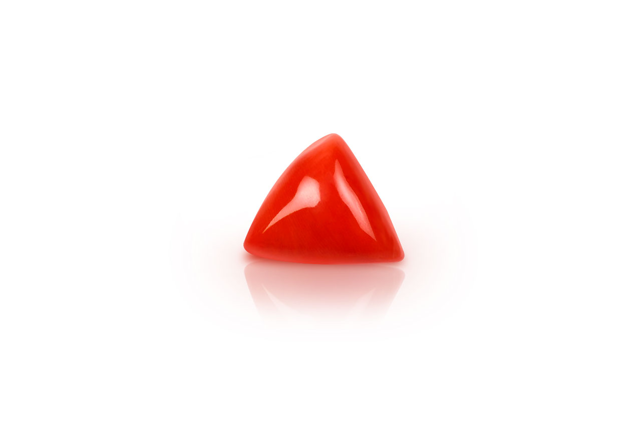 Italian Coral triangular- 19 carats