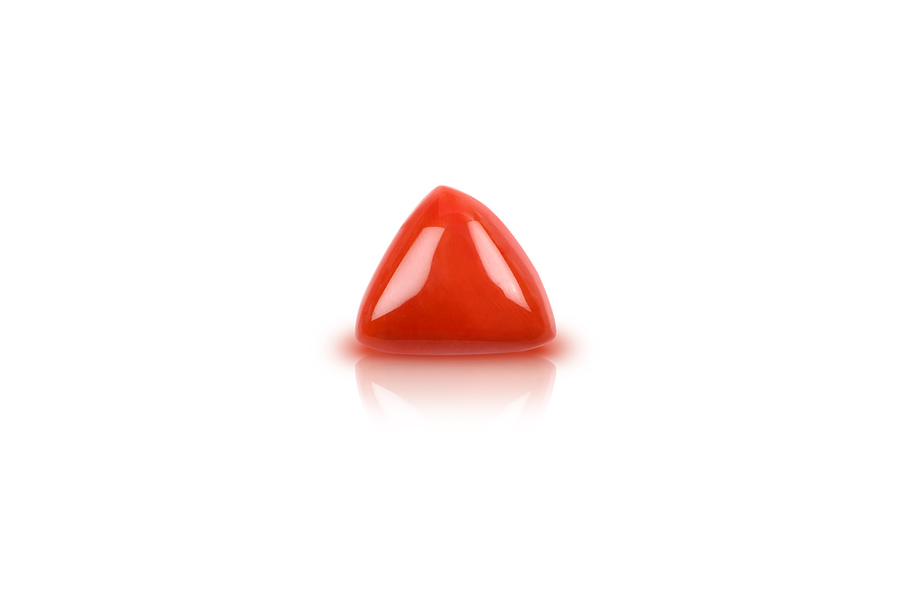 Italian Coral triangular- 23.30 carats