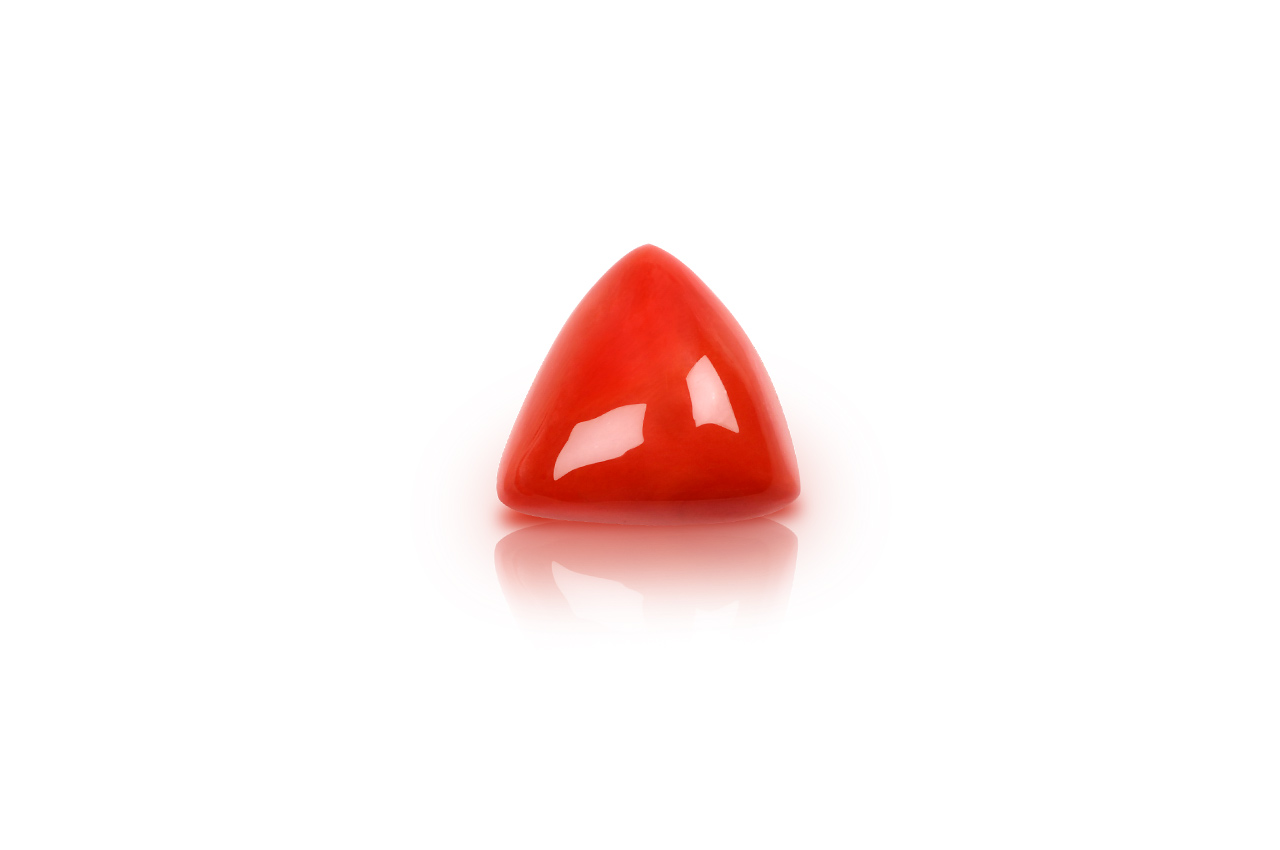 Italian Coral triangular- 29.40 carats