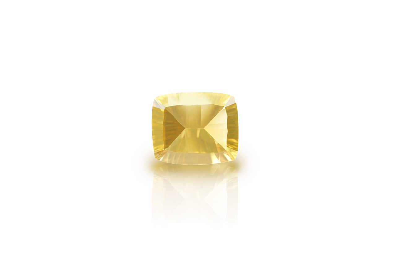 Yellow Citrine Superfine Cutting - 5 to 6 carats - Cushion