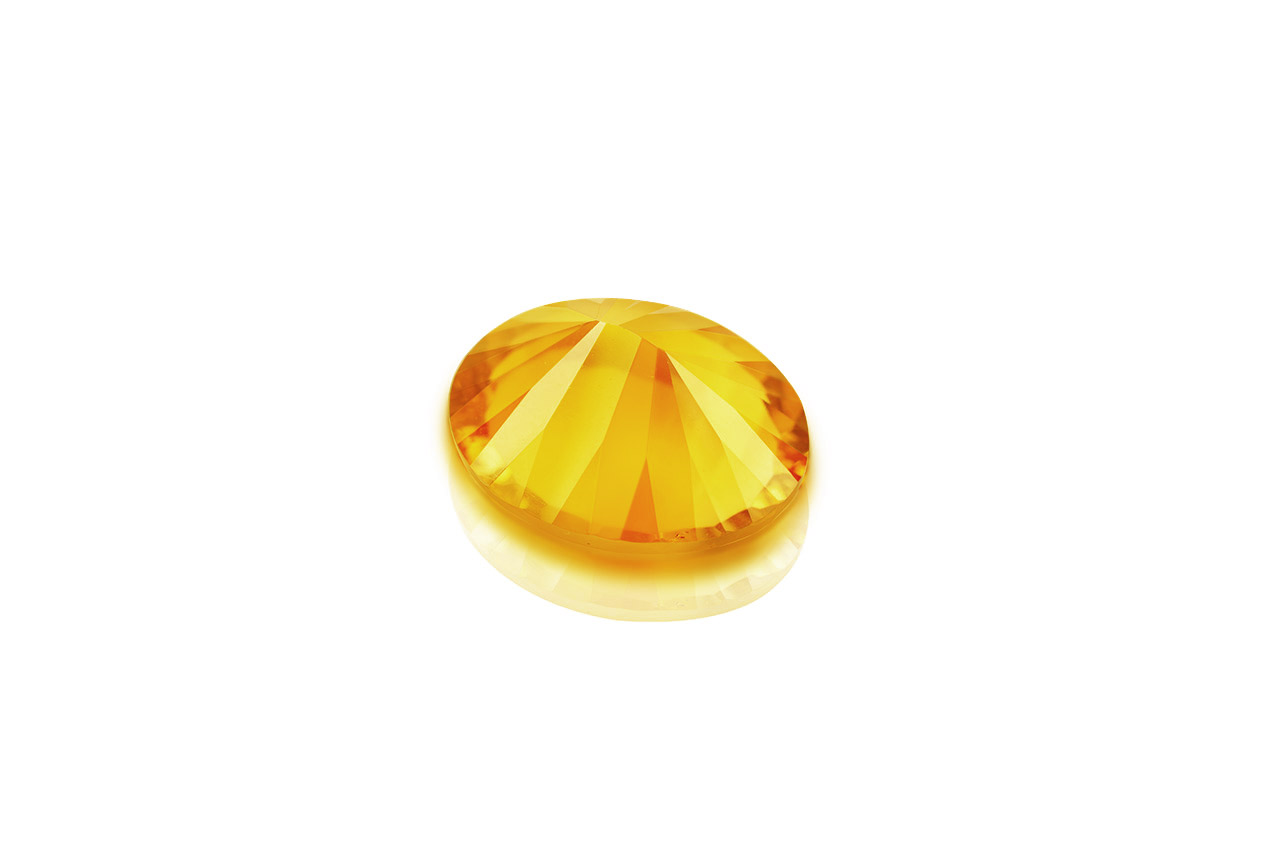 Yellow Citrine Superfine Cutting - 5 to 6 carats - Oval