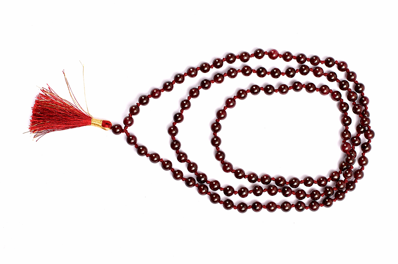 Garnet Beads Mala (5 mm)