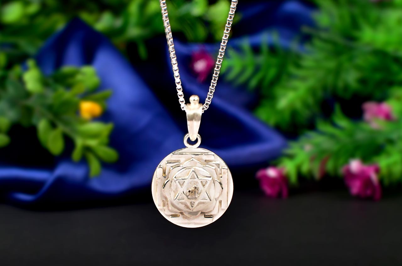 Kamala 3D Yantra Locket in 925 Sterling Silver