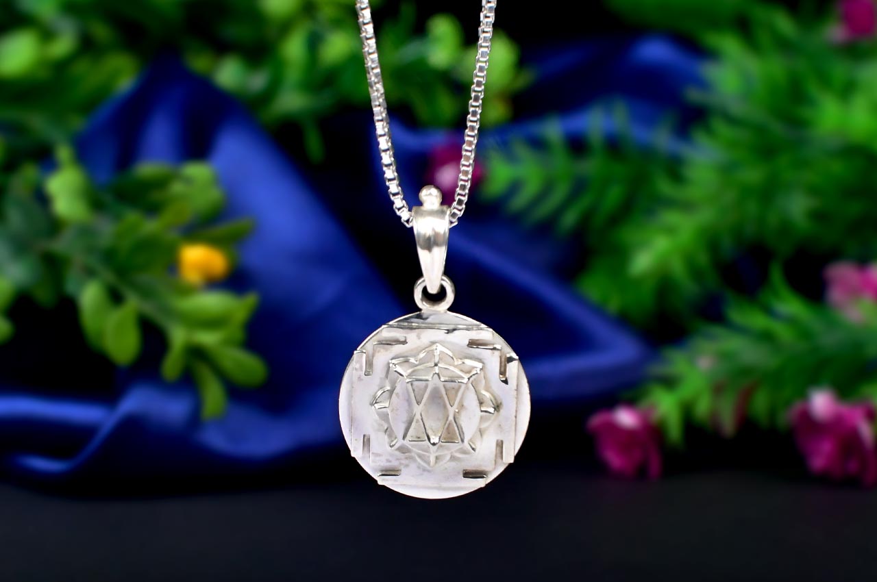 Matangi 3D Yantra Locket in 925 Sterling Silver