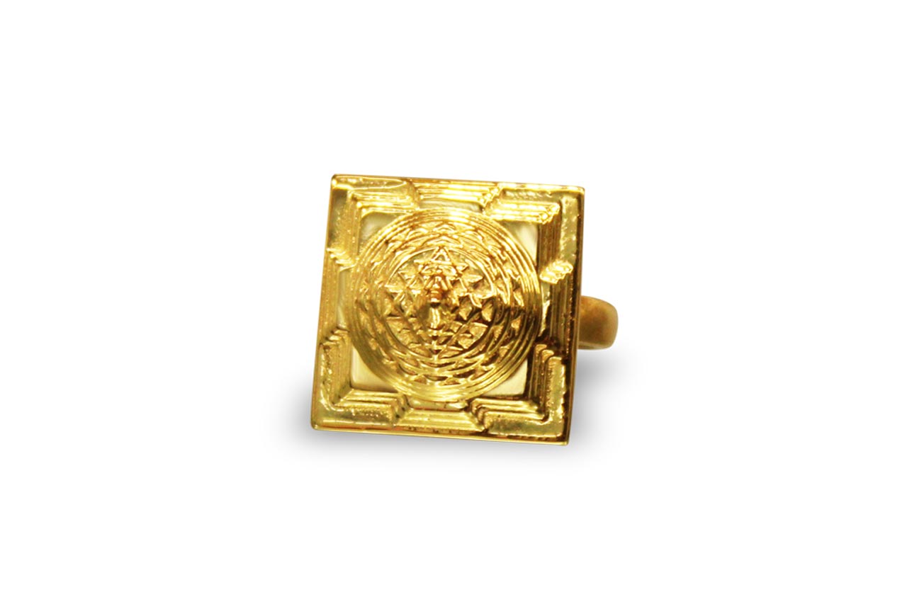 Shree Yantra Meru Ring in Gold