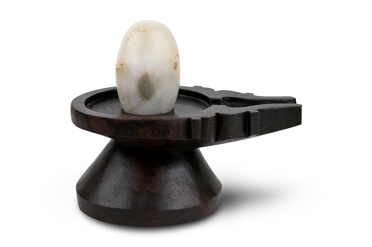 Bana Lingam with Stone Yoni Base - CXCI