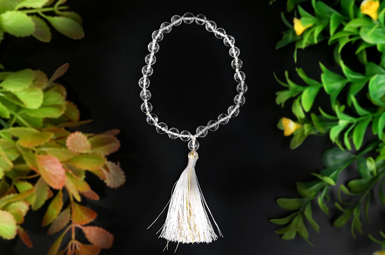 Sphatik Crystal Faceted Sumerni Mala