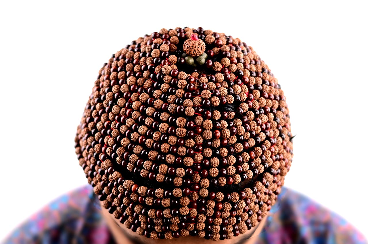 Rudraksha Red Sandalwood & Parad Meditation Cap