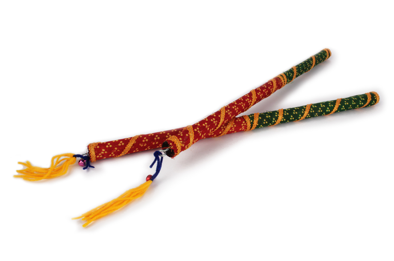 Bandhani Dandiya Sticks