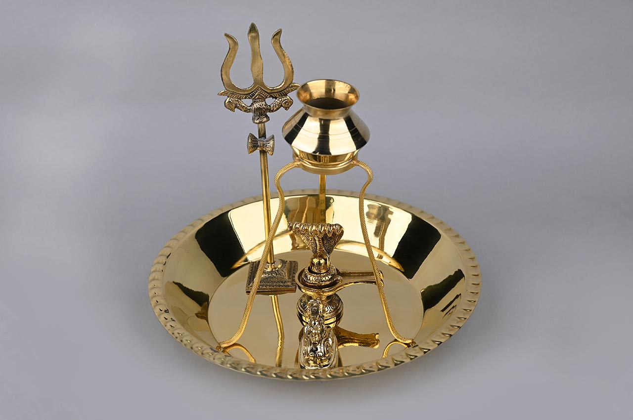 Shivling Nandi Trishul Abhishek Set