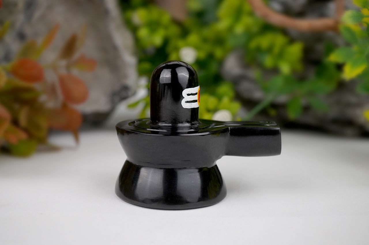 Black Agate Shivling 177 gms II