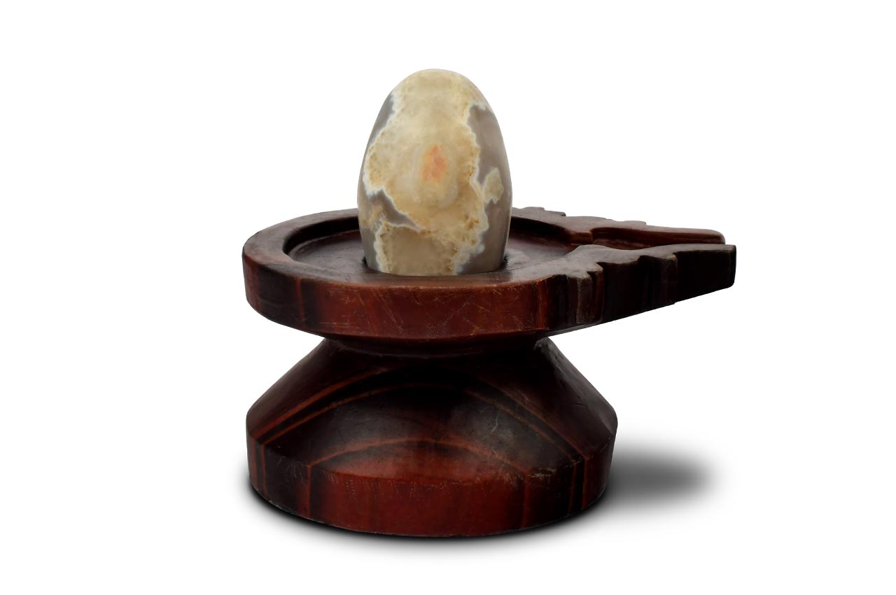 Bana Lingam with Stone Yoni base - CLXV