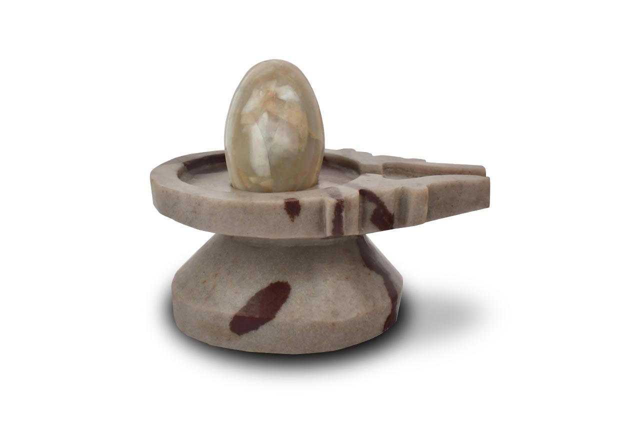Bana Lingam with Stone Yoni base - CLXXIV