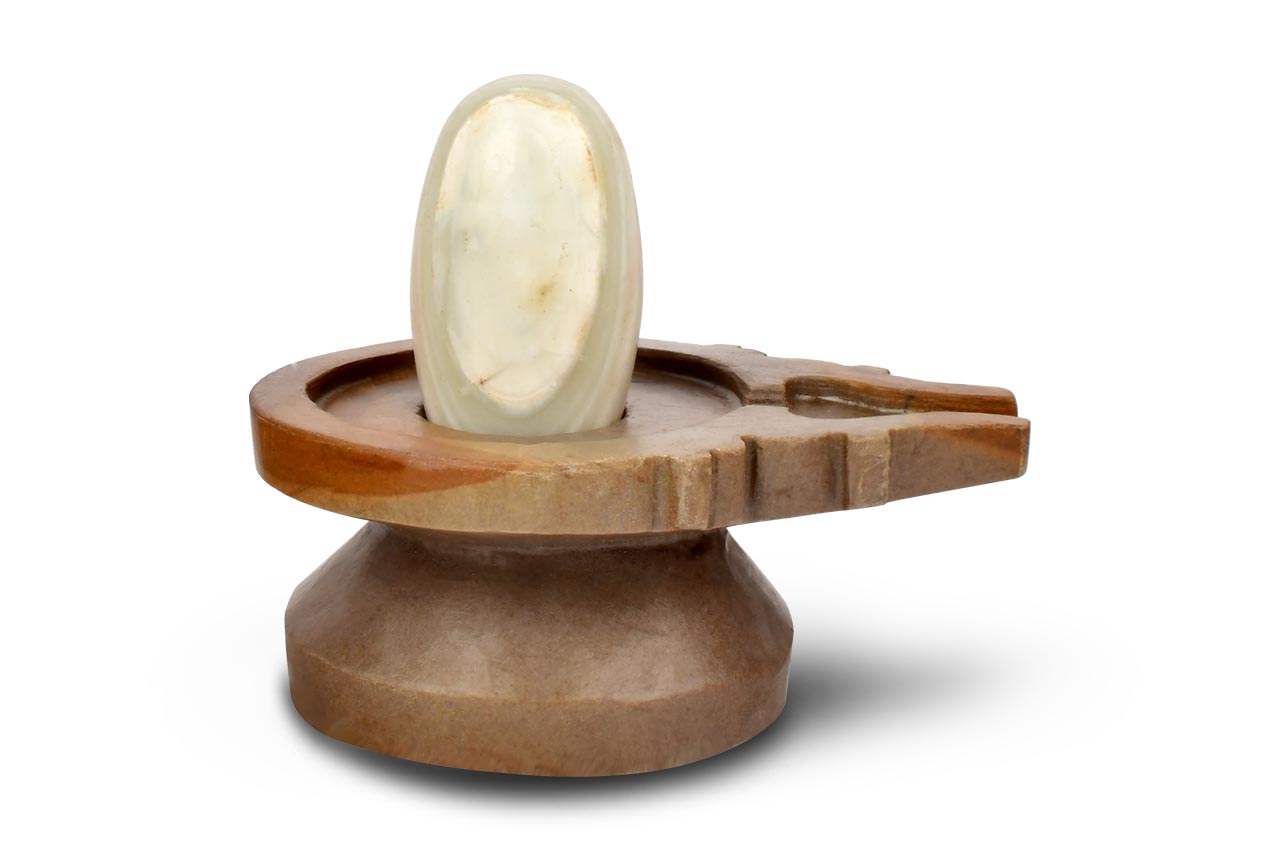 Bana Lingam with Stone Yoni base - CLXXIX