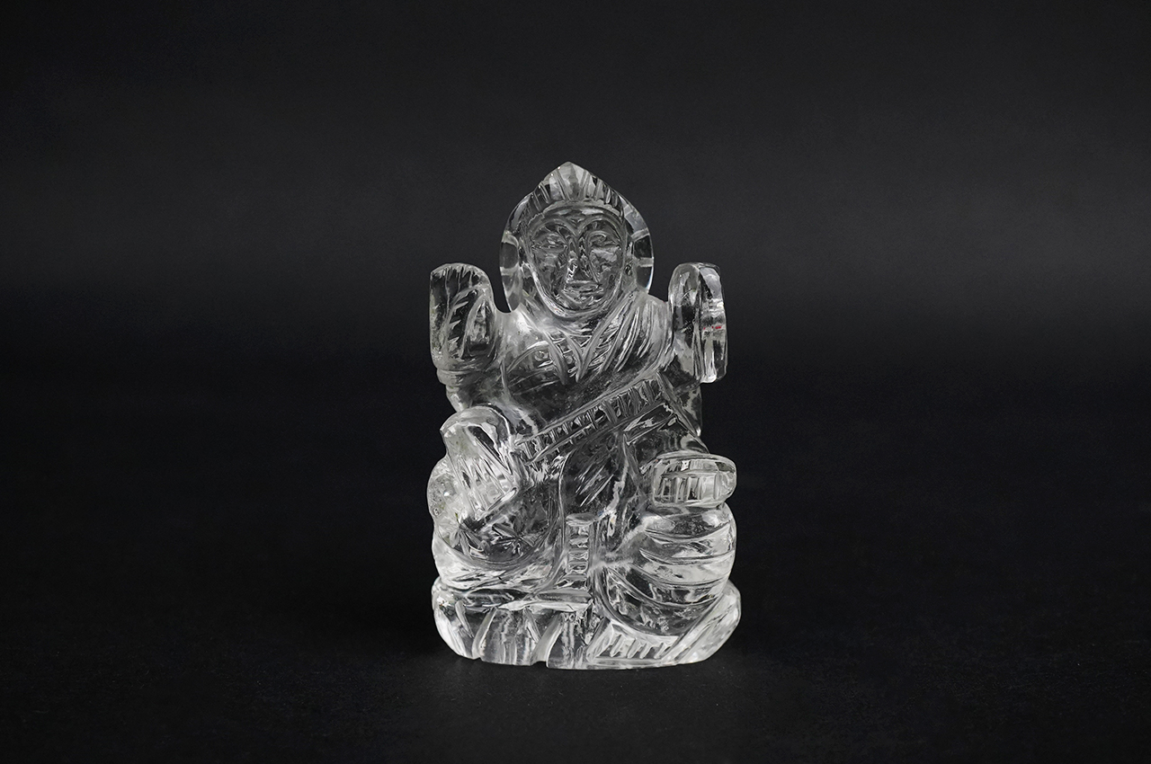 Sphatik Crystal Saraswati - 82 gms