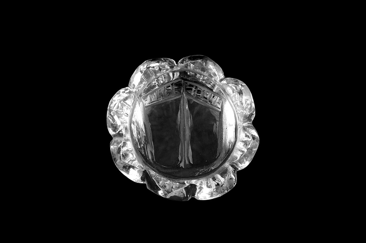Sphatik Crystal Laxmi Charan 71 gms