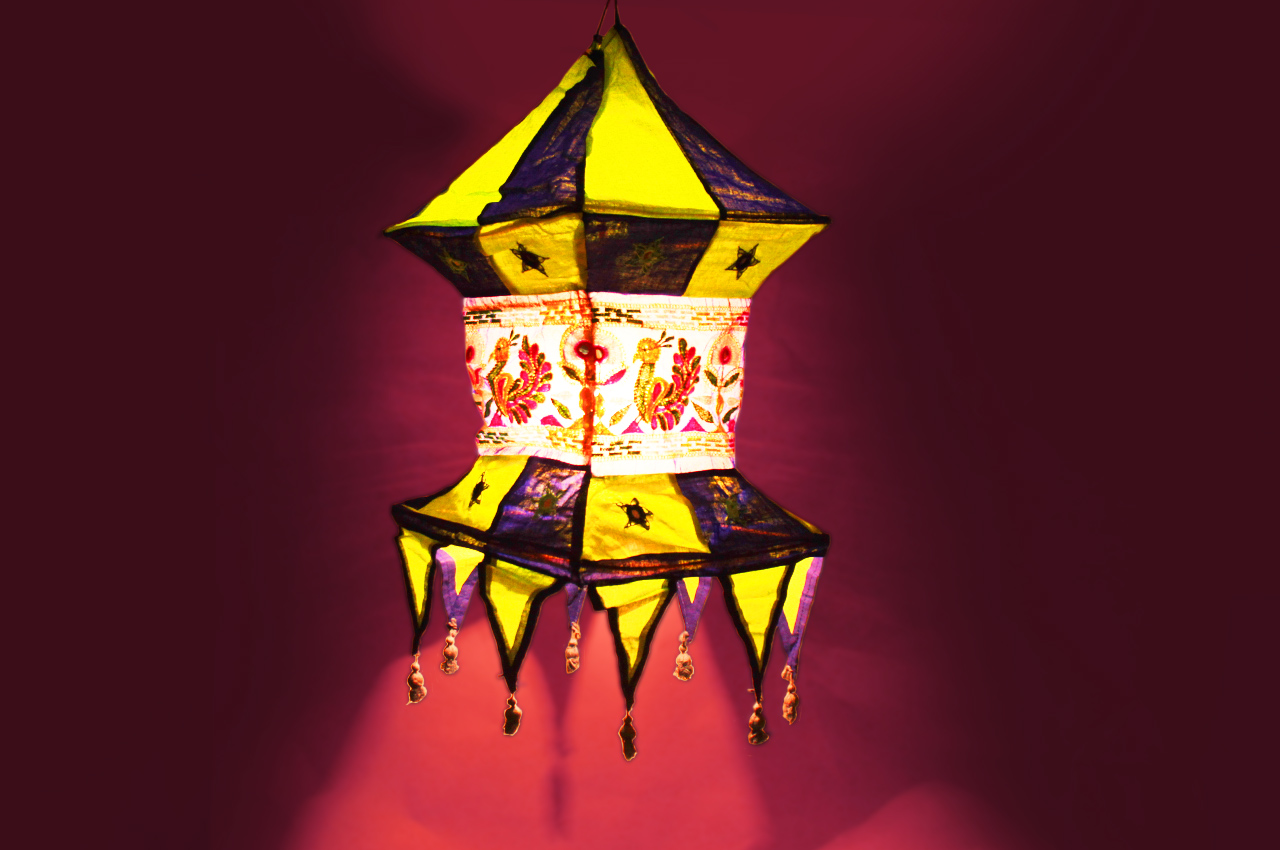 Hexagon Hanging Lantern